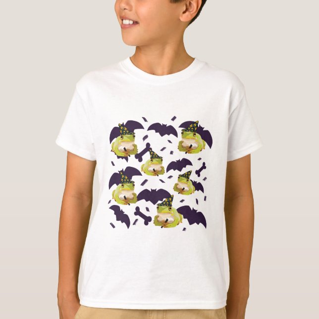 T-shirt F est pour la grenouille (Devant)