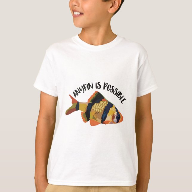 T-shirt F est pour le poisson (Devant)