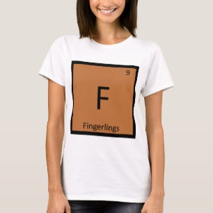 T-shirt F - Fingerlings Chimie Symbole du tableau périodiq