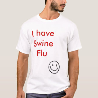 T-shirt f_HappyFacem_b0de453, j'ai la grippe de porcs