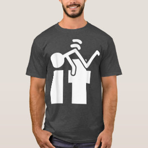 T-shirt F It Lazy Halloween Costume Drôle Stickman Pun Hum