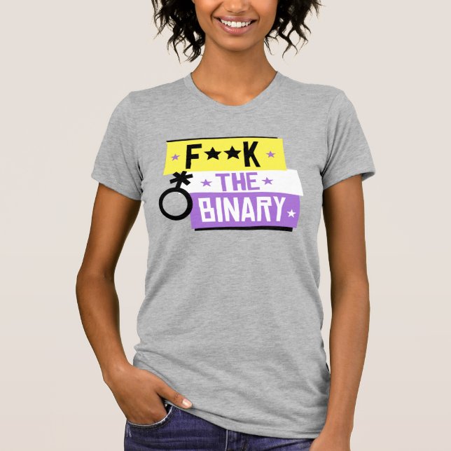 T-shirt F le Binaire (Devant)