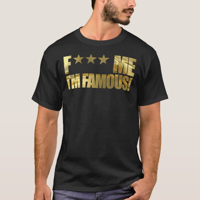 T-shirt F Me I&X27 ; M Famous - Ibiza Party Pacha Gold   (Devant)