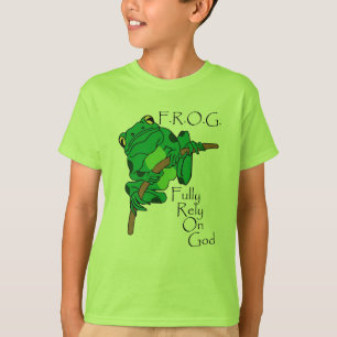 T-shirt F.R.O.G. Comptez entièrement sur Dieu #1