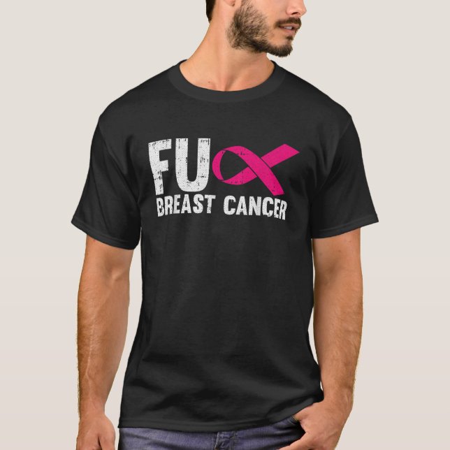 T-shirt F Sensibilisation au cancer du sein Lutte contre l (Devant)