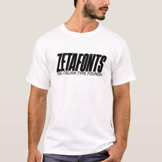 T-Shirt (F) - Zetafonts La Fonderie de Caractères