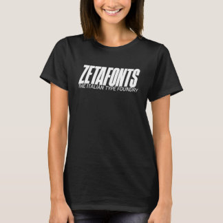 T-Shirt (F) - Zetafonts La Fonderie de Caractères