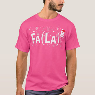 T-shirt Fa La 8 Chemise Math Enseignant Noël Chemise Fa La
