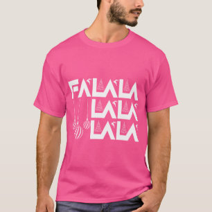T-shirt Fa La La La La" Graphisme de Noël Moderne