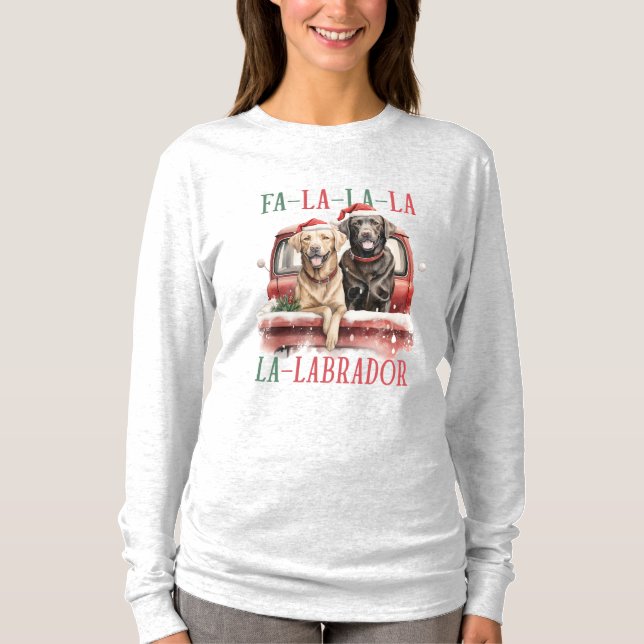 T-shirt FA LA LA LA Labrador (Devant)