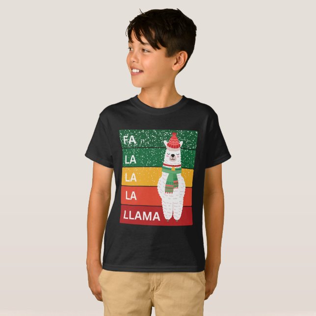 T-SHIRT FA LA LA LA LAMA (Devant entier)