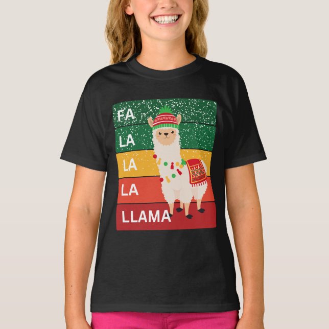 T-SHIRT FA LA LA LA LAMA (Devant)