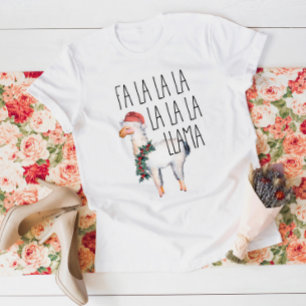 T-shirt Fa La La Lama Noël