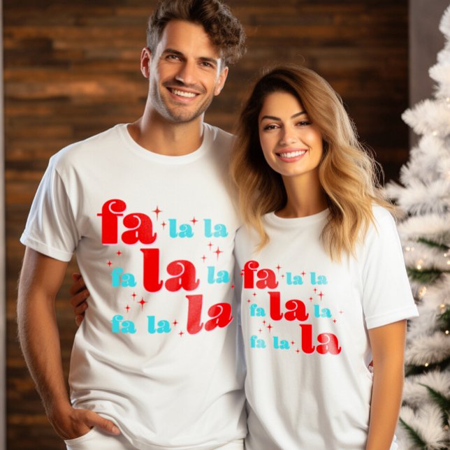T-shirt Fa La La Noël (Créateur téléchargé)