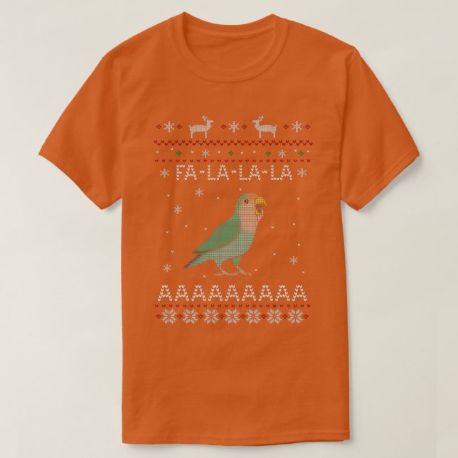 T-shirt FA LA Ugly Christmas Hollandais Blue Lobird (Design devant)