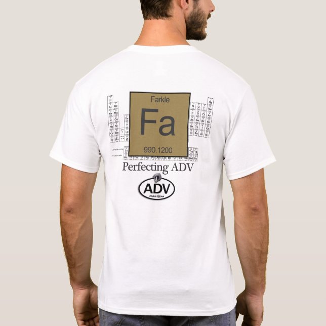 T-shirt Fa - Perfectionnement des ADV (Dos)