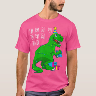 T-shirt Fa Ra Rawr Dinosaur de Noël T Rex Xmas Trex M