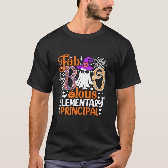 T-shirt Fab Boo Lous Élémentaire Principal Funky Halloween (Devant)