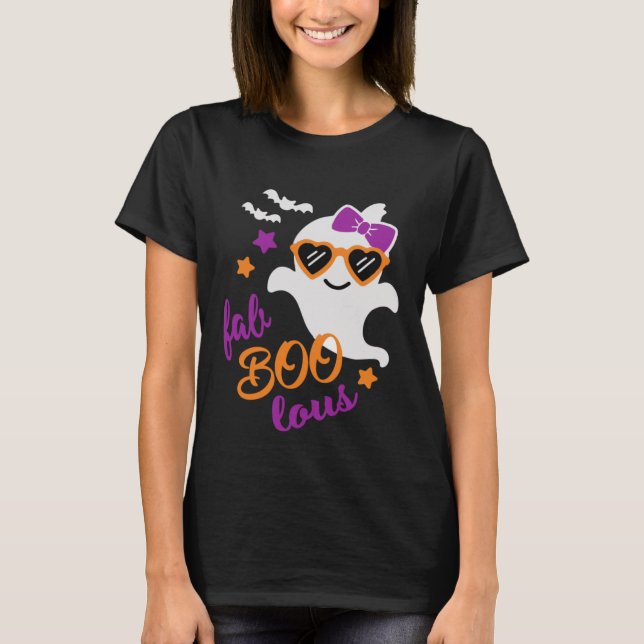T-shirt Fab Boo Lous Halloween Fantôme (Devant)
