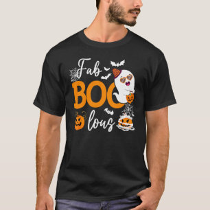 T-shirt Fab Boo Lous  Saison effrayante Halloween Goule Fa