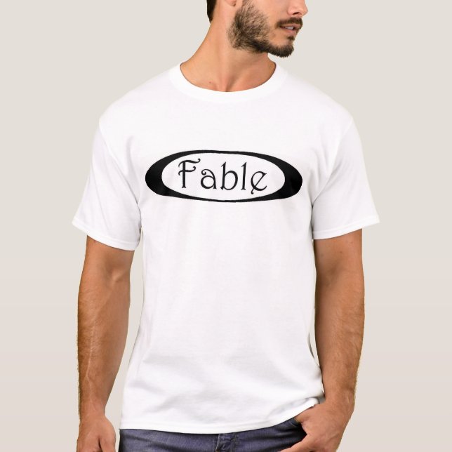 T-shirt Fablelogo-noir (Devant)