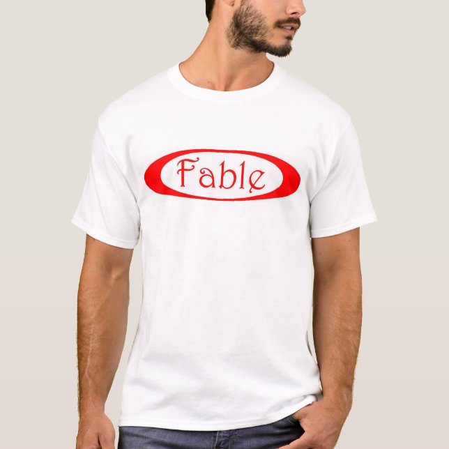 T-shirt FABLElogo-rouge (Devant)