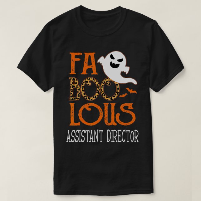 T-shirt faboolle directeur adjoint sur le parti Halloween  (Design devant)