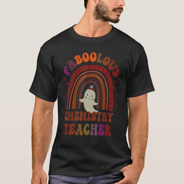T-shirt Faboolous CHEMISTRY TEACHER Costume This Is My Spo (Devant)