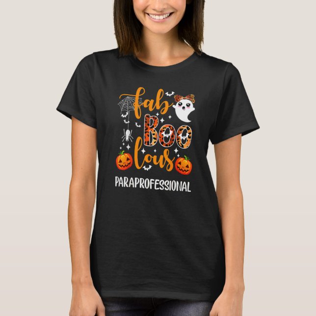 T-shirt Faboolous Équipe de Paraprofessionnels Para Joyeus (Devant)