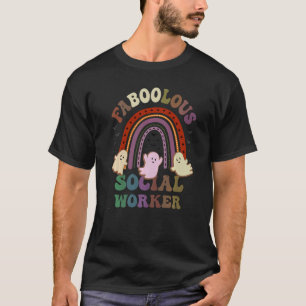 T-shirt FaBOOlous SOCIAL WORKER Costume C'Est Mon Éffrayan