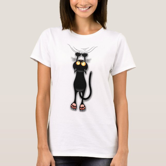 T-shirt Fabric de Cat funny (Devant)