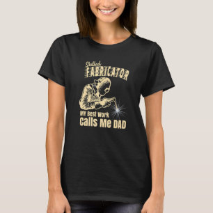 T-shirt Fabricant compétent Mon meilleur travail me téléph