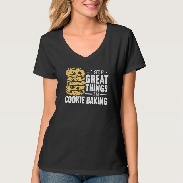 T-shirt Fabricant de biscuits cuits au four   (Devant)
