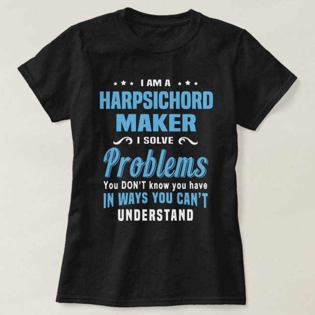 T-shirt Fabricant de Clavecin (Design devant)