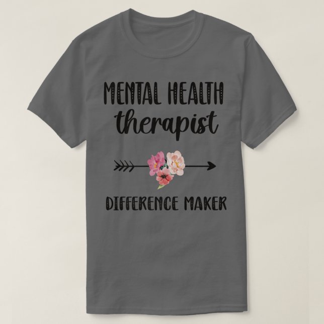 T-shirt Fabricant de différences de thérapeutes en santé m (Design devant)