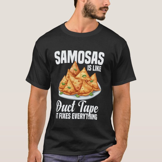 T-shirt Fabricant de samosas Cuisine indienne Samosas surg (Devant)