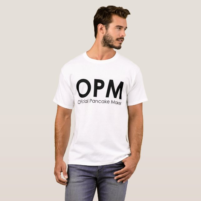 T-shirt Fabricant officiel de crêpe d'OPM (Devant entier)