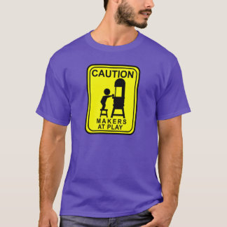 T-shirt Fabricants de précaution au jeu - scie à ruban