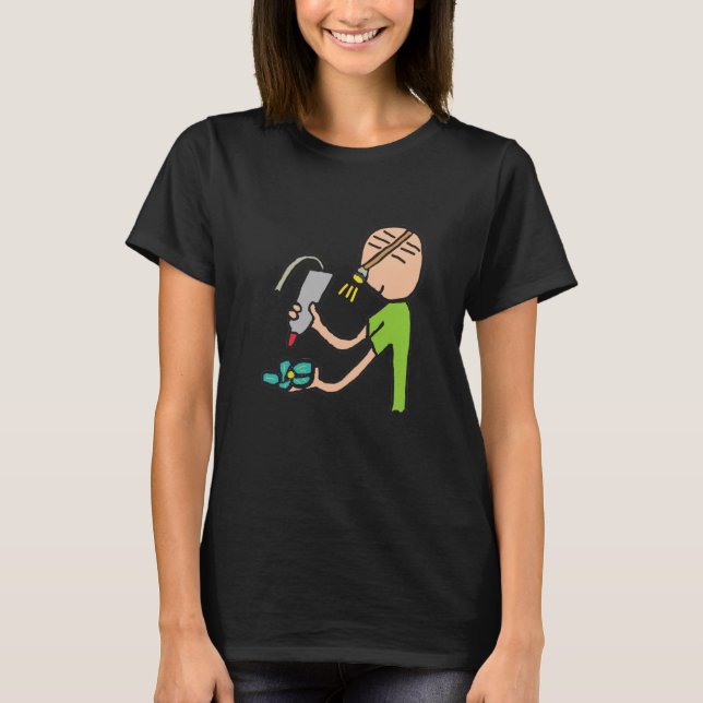 T-shirt Fabrication de bijoux (Devant)