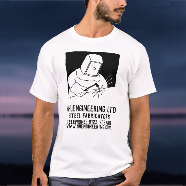 T-shirt Fabrication de l'acier ou fabricant (Créateur téléchargé)