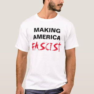 T-shirt Fabrication du fasciste de l'Amérique, Anti-Atout