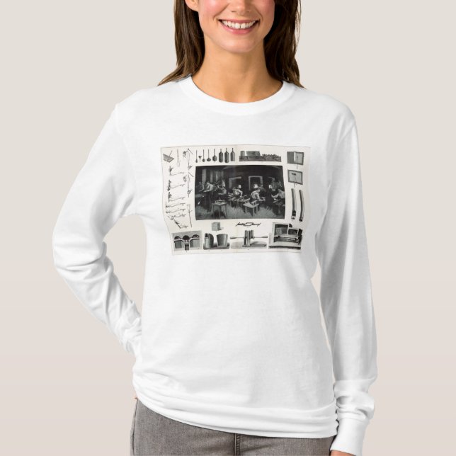 T-shirt Fabrication en verre (Devant)