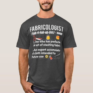 T-shirt Fabricologiste Funny couture tissu Lover Premium