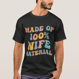 T-shirt Fabriqué À 100% Matériel Femme Drôle Mariée Bachel