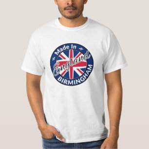 T-shirt Fabriqué à Birmingham Angleterre Union Jack Drap