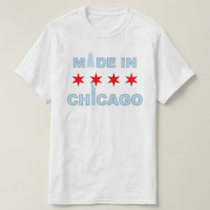 T-shirt Fabriqué à Chicago, Illinois