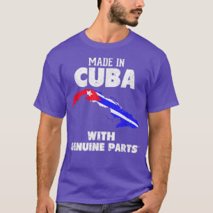 T-shirt Fabriqué à Cuba avec des pièces authentiques ! Fie