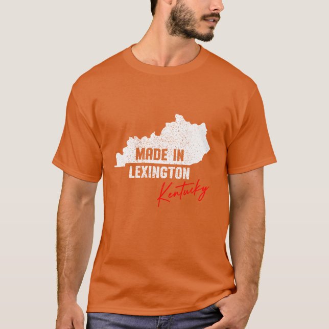 T-shirt Fabriqué à Lexington Kentucky Oversized (Devant)