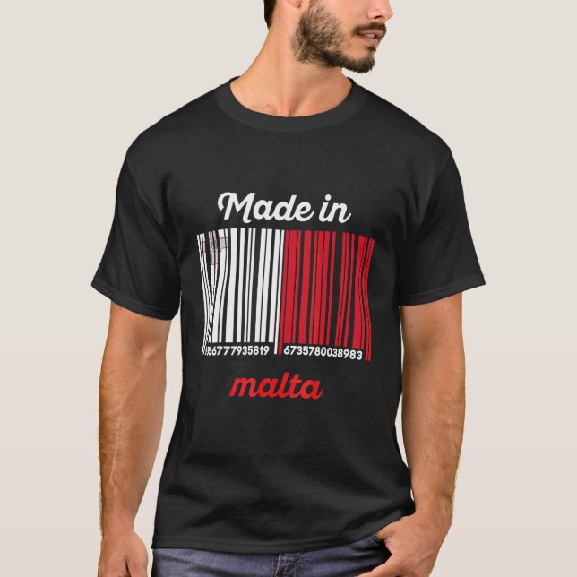 T-shirt Fabriqué à Malte (Devant)