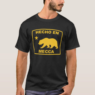 T-shirt Fabriqué à Mecca République de Californie Côte Pac